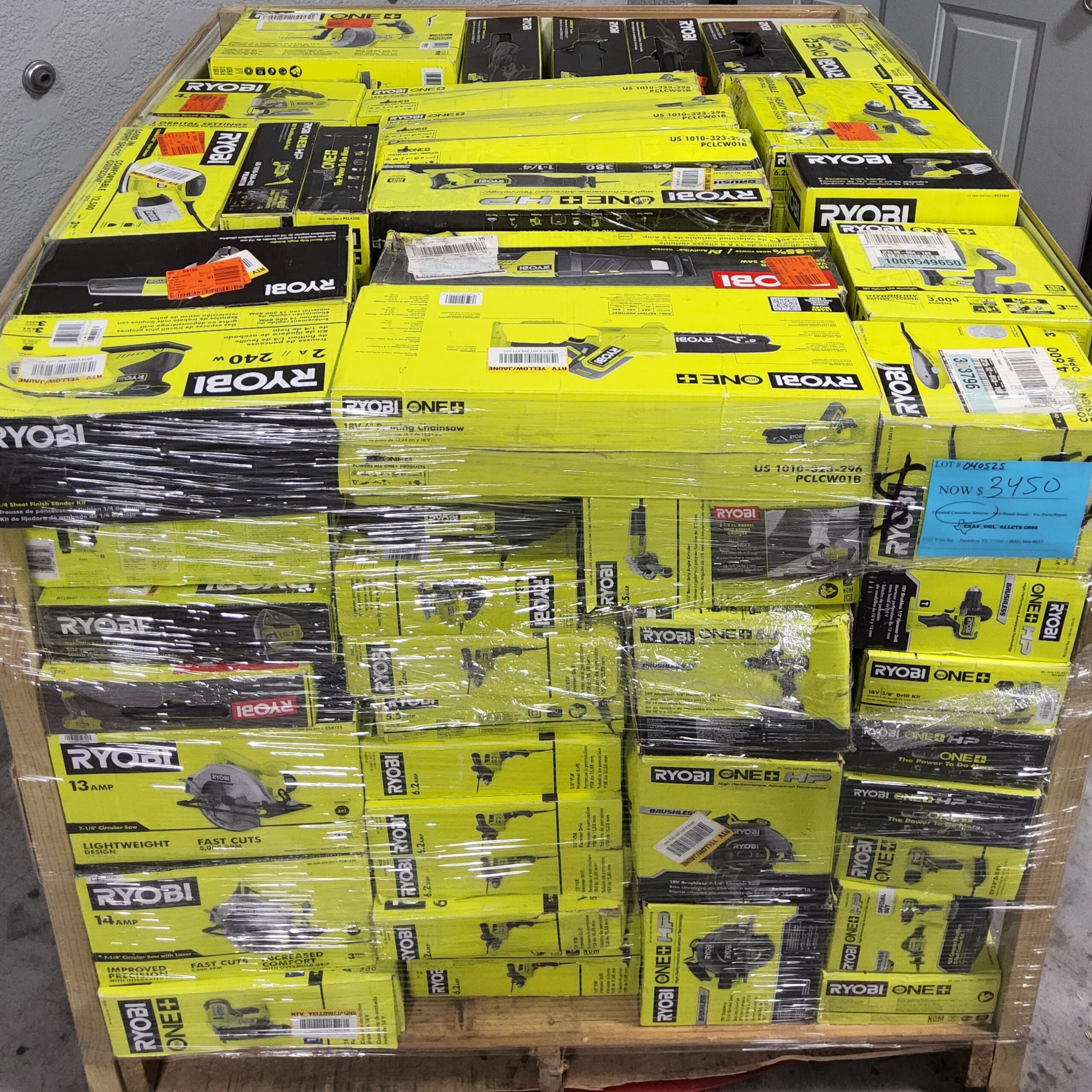 Ryobi Tools Wholesale Liquidation Pallets - Image 3