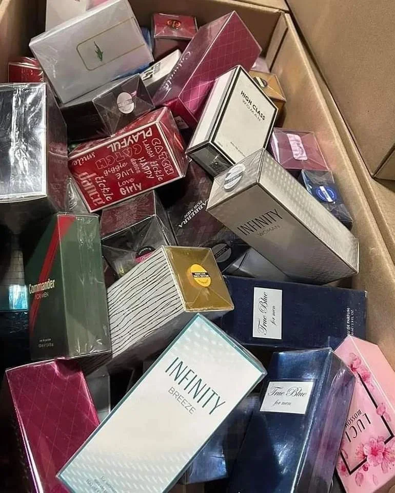 Wholesale pallets of perfume off brands