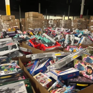 Truckload of toys