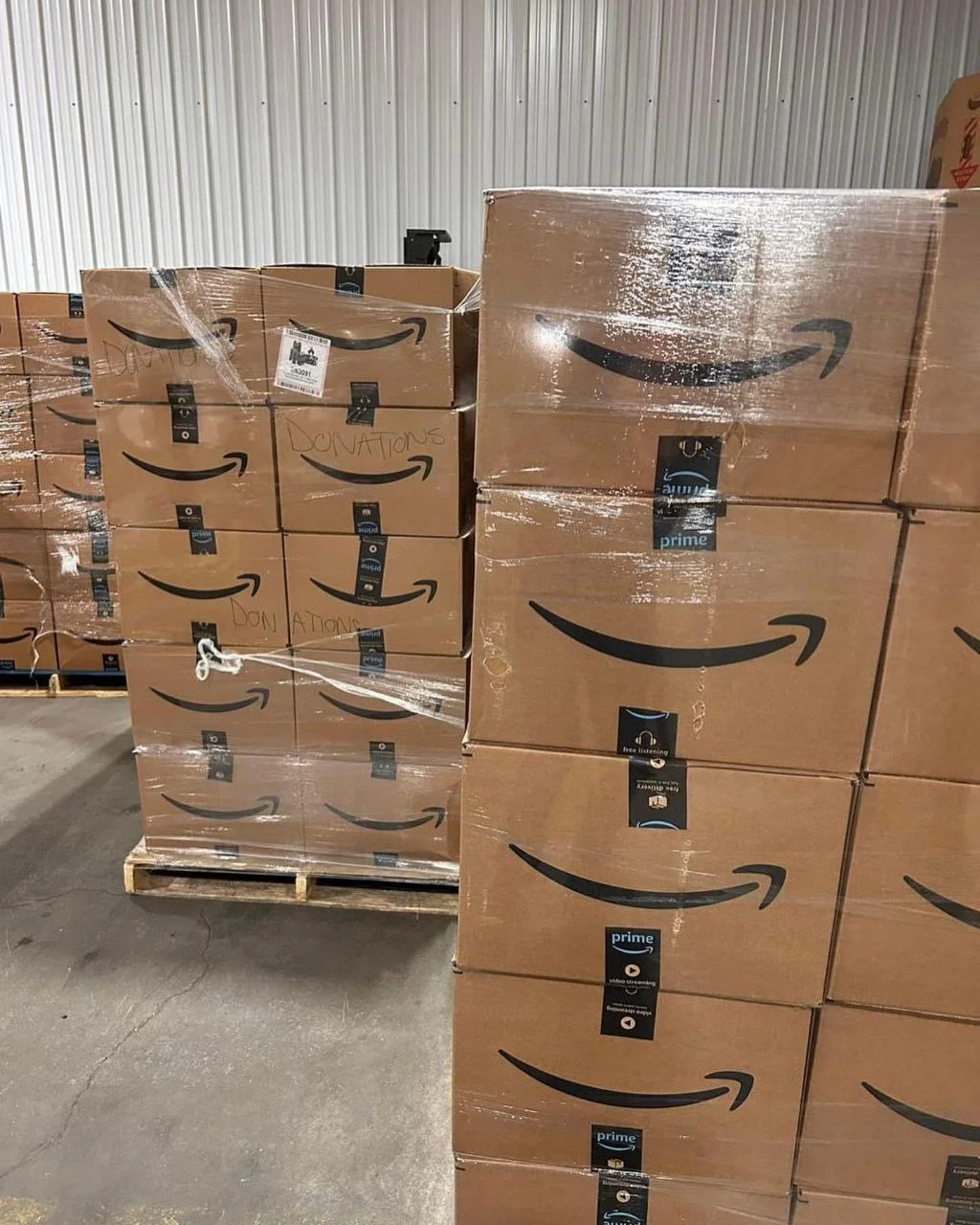 Amazon boxes-Warehouse Pallet Liquidators